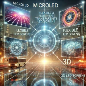 Innovations-in-LED-Technology-A-futuristic-image-illustrating-the-trends-and-innovations-in-LED-screen-technology-including-microLED-flexible-and-transparent-displays-and-3D-LED