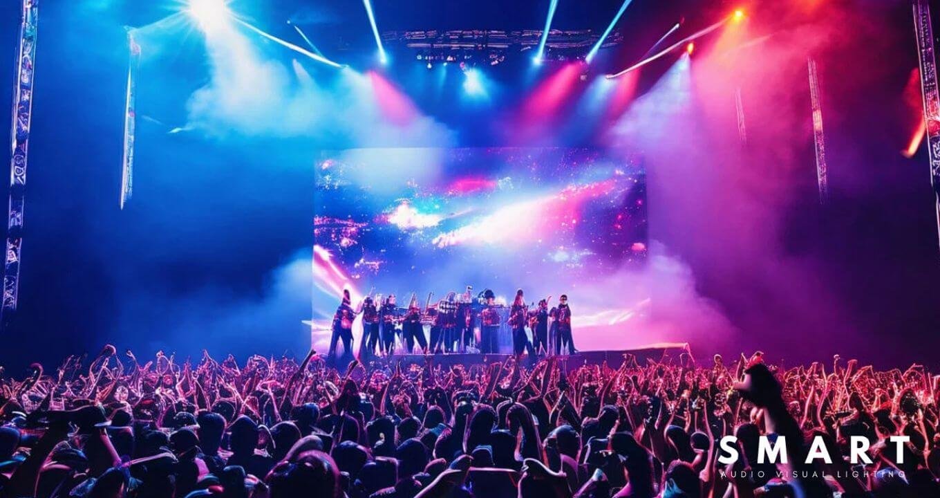 LED screen rental for music festival video projections in Thailand