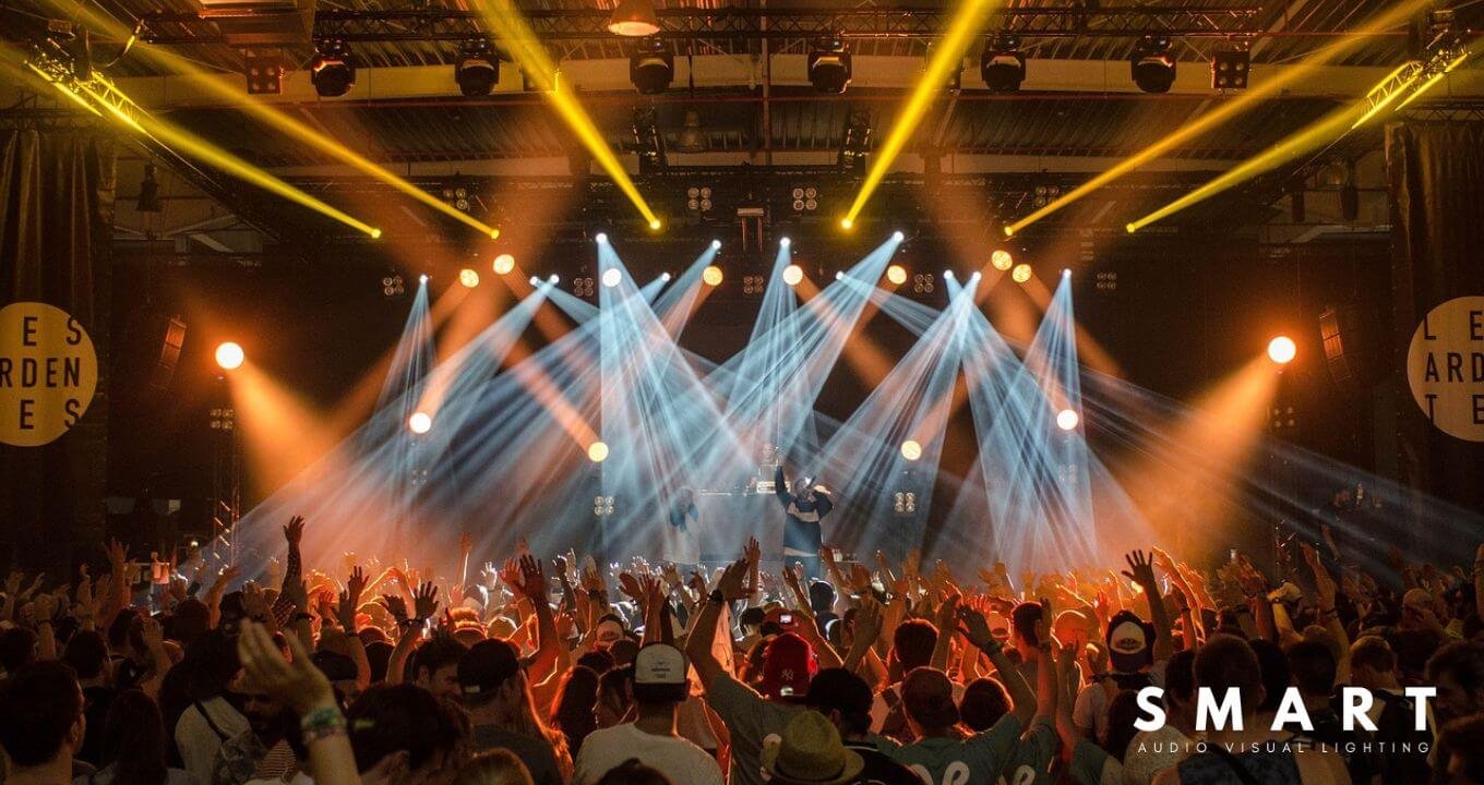 Stage lighting design by Smart AVL Asia at a Bangkok music event